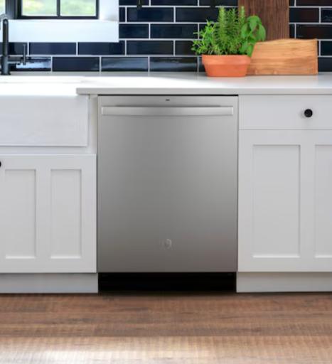 GE 24-in Top Control Built-in Dishwasher 55-Decibel