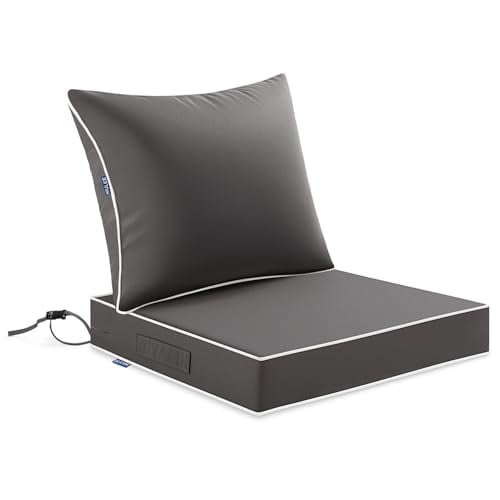 MIULEE Waterproof Outdoor Seat Cushion 24"x24"x4" Deal