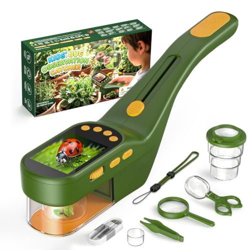 OAEBLLE Kids Bug Catcher Digital Microscope