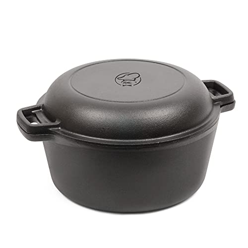 Commercial Chef 5-Qt 2-in-1 Dutch Oven with Skillet Lid Deal