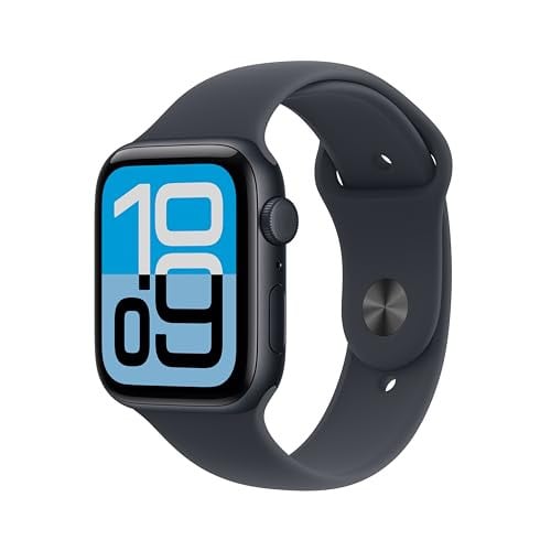 Apple Watch SE 3 GPS + Cellular 44mm Smartwatch with Midnight Aluminum Case with Midnight Sport Band - M/L Deal