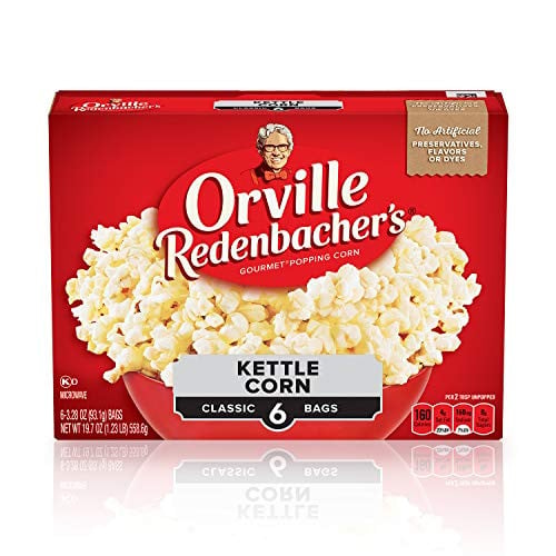 Orville Redenbacher’s Microwave Popcorn, Kettle Corn, 6-Count Deal