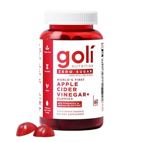 60-Count Goli Zero Sugar Apple Cider Vinegar Gummies Deal
