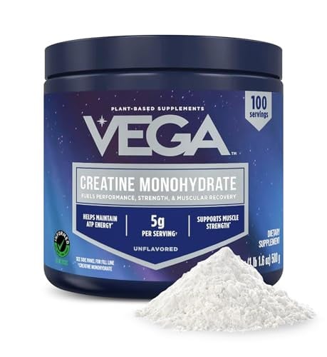 Vega Micronized Creatine Monohydrate Powder 2 x 1.12-Pound Deal