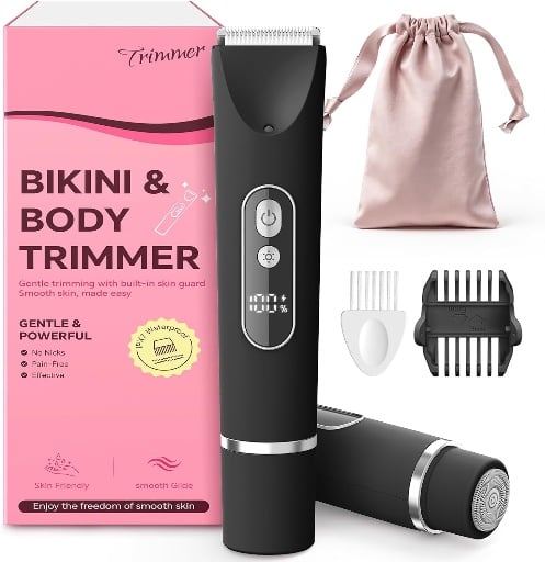CoolHair IPX7 Waterproof Wet & Dry Cordless Bikini Trimmer Deal