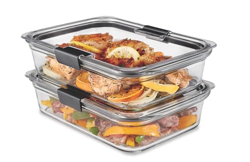 Rubbermaid Brilliance Glass Food Storage Containers 2-Pack 8-Cup Deal