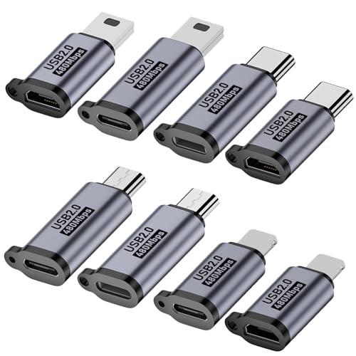 USB Tip Adapters and Converters 8-Pack