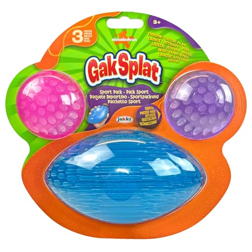 Nickelodeon Gak Splat Sport Ball Bundle 3-Pack