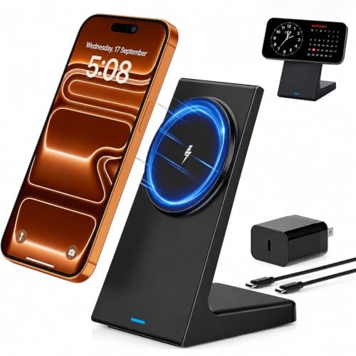 Magnetic 20W Fast Wireless Charging Stand Deal
