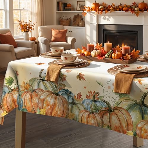 Fall Pumpkin Tablecloth 60x84" Rectangle Deal