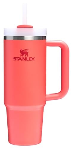 Stanley Quencher H2.0 Flowstate Tumbler w/ Handle & Straw (Hot Coral) 30-Oz Deal