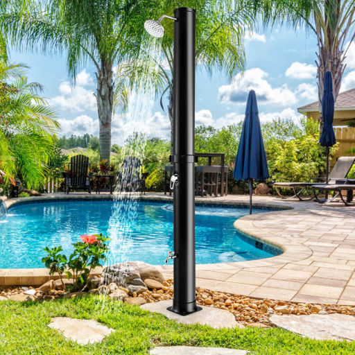 Costway 7.2' Solar-Heated Outdoor Shower Deal