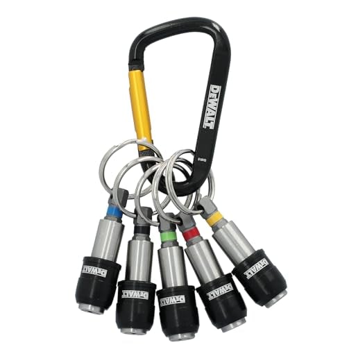 DeWALT Keyring Bit Holder Set for 1/4" Hex Bits