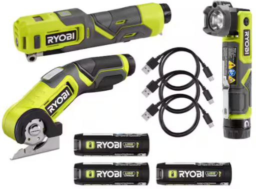 RYOBI 3-Tool USB Lithium Combo Kit with 3.2Ah Batteries Deal