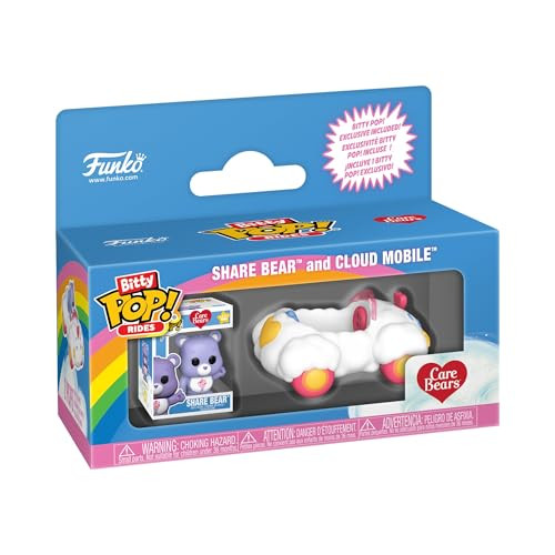 Funko Pop! Bitty Ride: Care Bears - Share Bear with Cloud Mobile