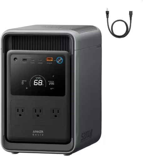 SOLIX S2000 Portable Power Station 1,500-watt