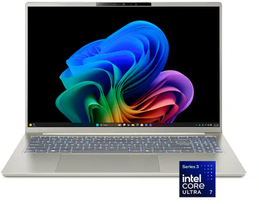 Acer Swift Go 16 AI Laptop 16" 2K OLED Touchscreen 32GB Memory 1TB Storage Deal