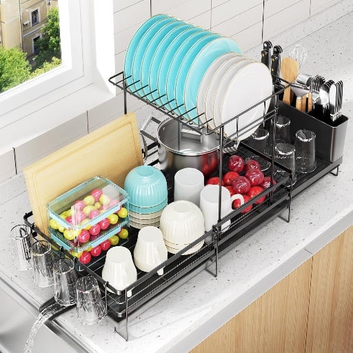 Pantasia Expandable Large Dish Drying Rack