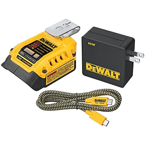 DEWALT Battery Charger and USB Wall Charging Kit (DCB094K) Deal