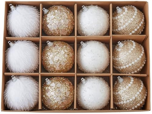 12 pcs Christmas Ball Ornaments