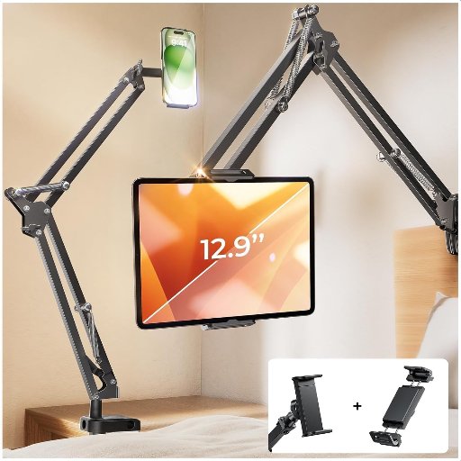 LISEN Tablet Stand Phone Holder for Desk Mount