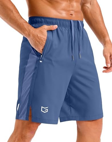 G Gradual Men's Quick-Dry Athletic Shorts w/ Zip Pockets (5" Inseam) Deal