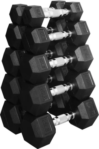 BalanceFrom 150 LB Dumbbell Set