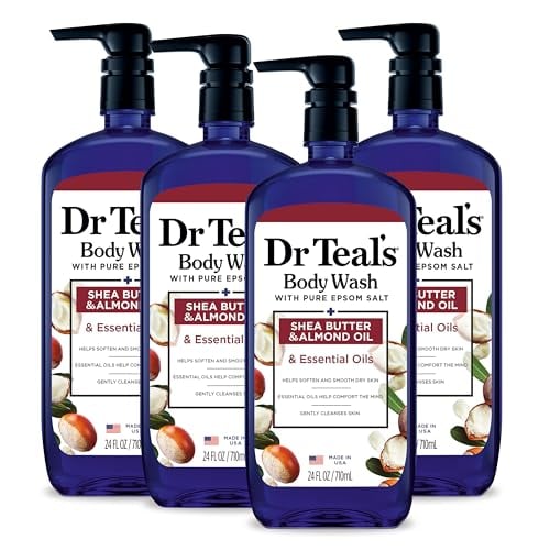 Dr Teal's Shea Butter & Almond Oil Body Wash 4-Pack 24-Oz Deal