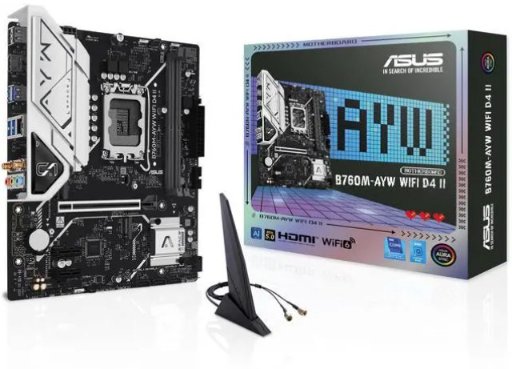 Asus B760M-AYW WIFI D4 II Micro ATX LGA1700 Motherboard