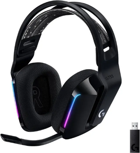 Logitech G733 Lightspeed Wireless Gaming Headset with Blue VO!CE mic technology Deal