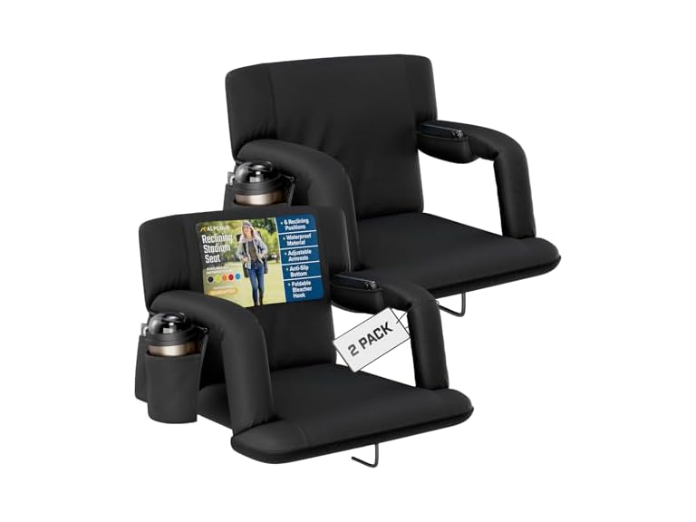 Alpcour Reclining Stadium Seats 2-Pack Deal