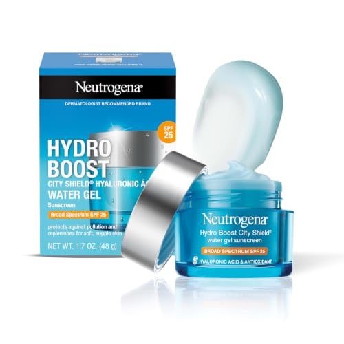 Neutrogena Hydro Boost City Shield Water Gel Face Moisturizer w/ SPF 25 (1.7-Oz) Deal