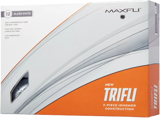 MAXFLI TriFli Golf Balls 1-Dozen