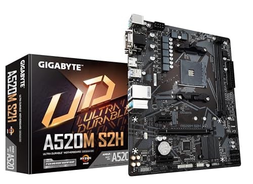 GIGABYTE A520M S2H Motherboard AMD Ryzen 5000 Series AM4 Deal