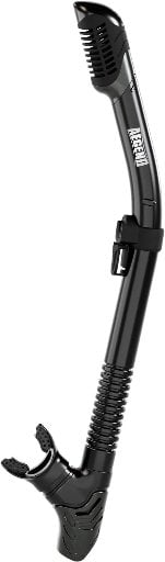 Aegend Diving Dry Snorkel for Adult & Youth - Foldable with Top Dry Valve (Black) Deal