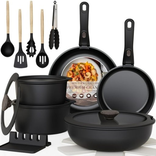 Astercook 20-Piece Nonstick Cookware Set