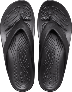 Crocs Women's Kadee II Flip Sandals (Black)