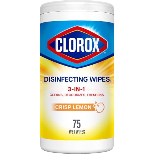 Clorox Disinfecting Wipes 75-Count (Crisp Lemon)