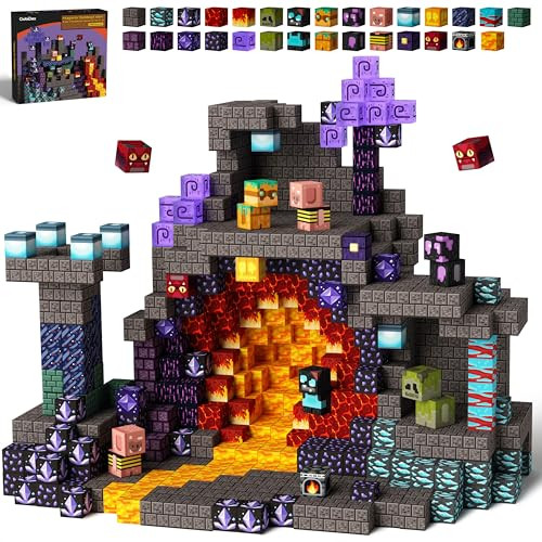 GobiDex 100-Piece Magnetic Building Blocks (Cave or Gemfire)