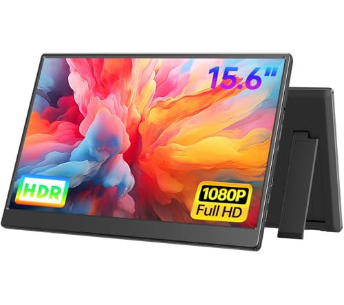 UFYQL 15.6" FHD 60Hz IPS Travel Monitor w/ Kickstand Deal