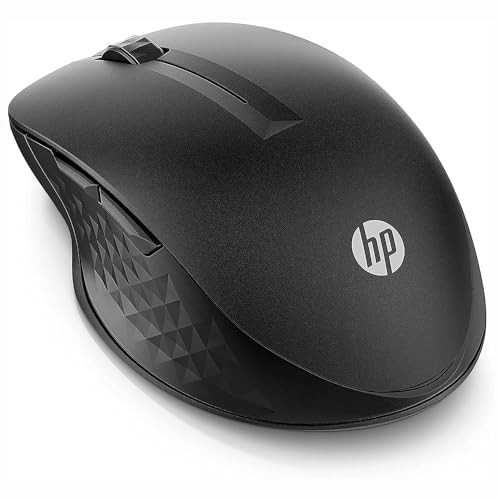 HP 430 Multi-Device Wireless Mouse (Black, Bluetooth & USB Receiver Dongle)
