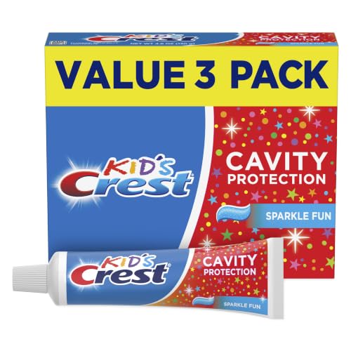 Crest Kid's Sparkle Fun Cavity Protection Toothpaste 3-Pack 4.6-Oz Deal