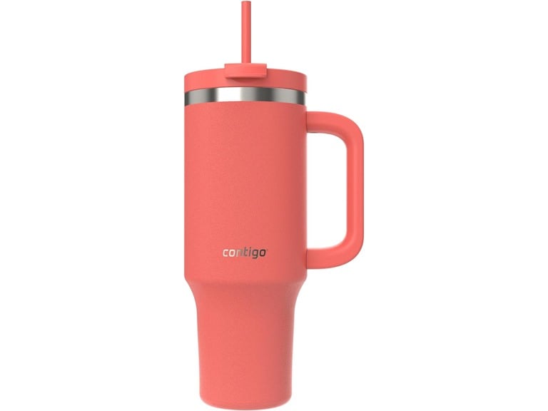 Contigo Streeterville 40-Oz Stainless Steel Tumbler (Coral)