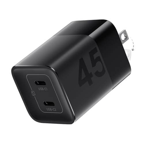 Wegear 45W 2-Port GaN USB-C Wall Charger with PPS & Foldable Prongs Deal