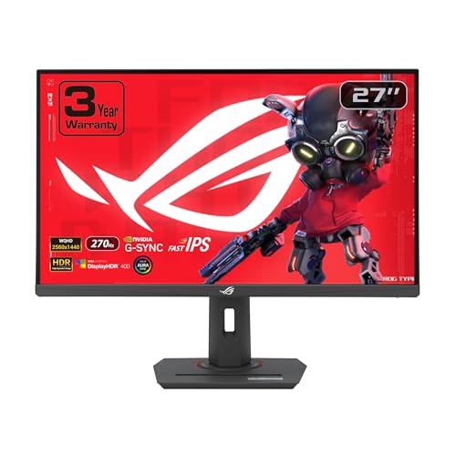 ASUS ROG XG27ACMG 27 Inch 1440p 270Hz USB-C G-SYNC HDR Gaming Monitor Deal