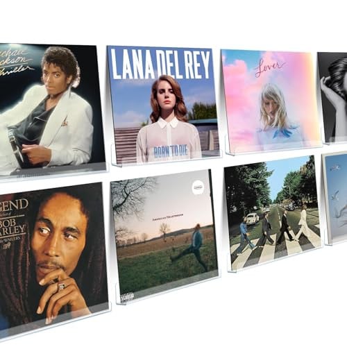 Laurensory 8-Pack 12" Vinyl Record Wall Mounted Shelves Deal