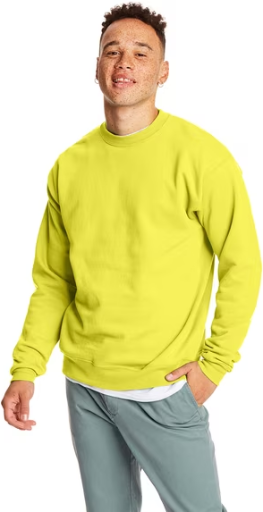 Hanes Men's EcoSmart Fleece Sweatshirt, Size S Deal