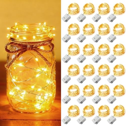 Battery Operated Waterproof Christmas String Lights 33ft 100 LED Deal