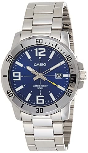 Casio Men's Diver Style 42.5mm Watch (Blue Dial)