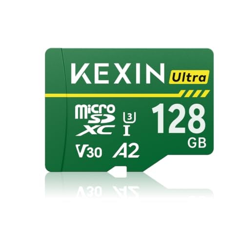 KEXIN 128GB Micro SD Card A2 V30 U3 C10 4K 160MB/s